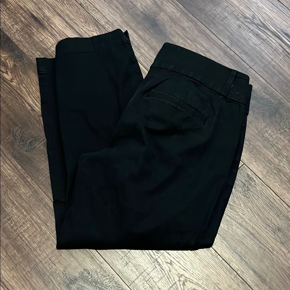 LOFT Black Original Crop Pants